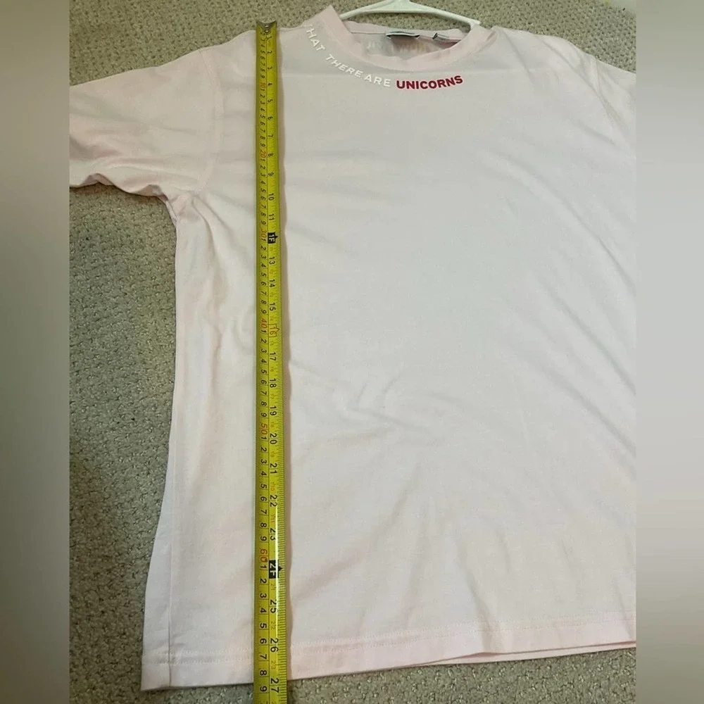 Burberry Unicorns Logo Oversized Pink T-Shirt Size Small - Picture 12 of 16